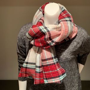 LOFT NWT Tartan Plaid Infinity Scarf